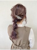 どんな場面にもオススメ!カジュアル編み下ろしヘアアレンジ