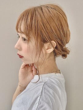 リタ(Lita) ★ブリーチ1回/オレンジベージュ/ハイトーンカラー★