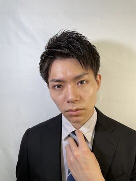 ヒロギンザ 新橋日比谷口店(HIRO GINZA) ビジネス王道ツーブロックショート　新橋　理容室　床屋