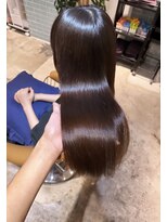 ロンド シャルム 吉祥寺(Lond charme)&nbsp;髪質改善縮毛矯正イノアカラーピンクグレーカラー