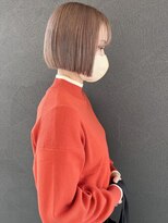 イロプラス 南田宮店(iro+) 【nobuyo】milk tea beige × mini bob