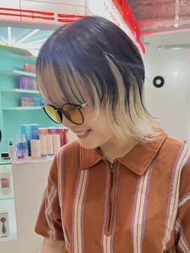 デート 下北沢(DATE) ダブルカラーベージュカラーケアブリーチカラーハイトーンカラー