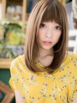 カバーヘア ブリス 大宮西口(COVER HAIR bliss)&nbsp;大人可愛いぱっつん前髪透明感艶感ストレートh3大宮10代20代30代