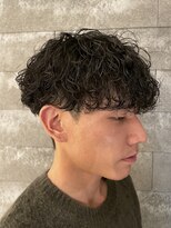 ニアウ 伊勢崎連取店(Niau)&nbsp;メンズマッシュ波巻きスパイラルパーマメンズパーマ