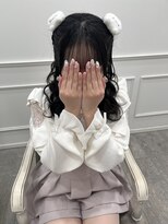 【ヘアメ】絶対的可愛い！編み上げハーフツイン＊新井