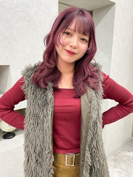 アロ 大阪梅田(alo) 【momoa】顔周りレイヤーカット