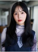 ☆レイヤーカット毛先ワンカールくせ毛風カール薄めバングデジパ