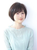 オーロ 武庫之荘店(ORO)&nbsp;チェリーブラウン美髪ショートボブ/暗めカラー