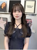 くびれヘア/アプリコットオレンジ/夏のヘアアレンジ/梅田