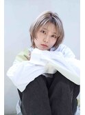 大人可愛い20代30代40代黒髪前下がりショートボブ丸みショート◎