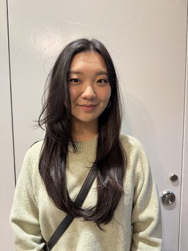 モナン 渋谷(Monan) ロングレイヤー レイヤーカット ロングヘア 黒髪