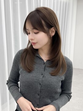 アマトウキョウスマートサロン(AMA TOKYO×Smart Salon) くびれレイヤー/顔まわりカット/レイヤーカット/小顔ヘア