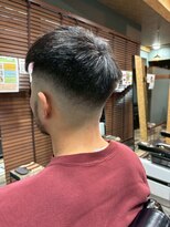 スタンドバーバー 柏(STAND BARBER)&nbsp;MEN’S HAIR/サーフカール/刈り上げセンターパート/柏