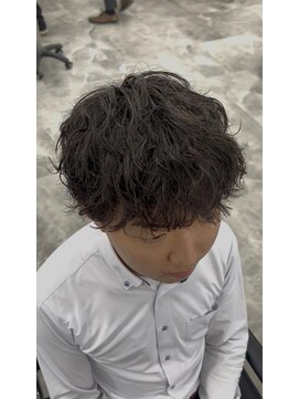 オム ブランシェ(HOMME BLANCHE’) 【SEIRA】ショートマッシュシャドウパーマ×ケアクリームパーマ