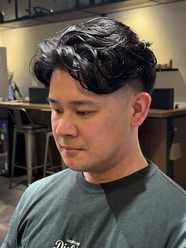 サーフカール/スパイキーショート/フェザーパーマ/河原町三条K