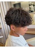 刈り上げ波巻きマッシュ