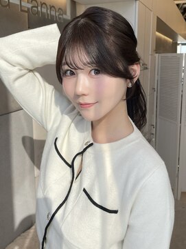 可愛い顔まわりカット【野呂朱里】