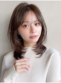 小顔カット20代30代40代◎黒髪オリーブグレー大人可愛い小顔