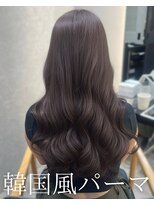 アミー 池袋(Ammy) コテ巻き風パーマ /韓国風パーマ/透明感カラー/レイヤーカット