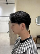 ビューバイネオリーブ 用賀店(Beau'r by neolive) フェザーパーマ刈り上げセンターパート波巻きツイストスパイラル