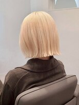 コルマーノ(COL MANO)&nbsp;【南部担当】ホワイトブロンド×ボブ/ヘアドネーション