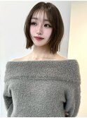 韓国女優のような作り込みすぎないボブがトレンド