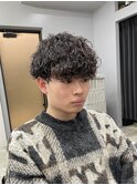 【梅田】波巻きパーマ