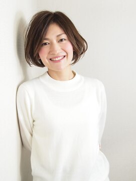 ピエドプール(PiED DE POULE) 抜け感で可愛く☆リラックスフェザーボブ