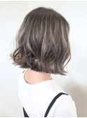 ▽立体感♪外ハネ切りっぱなしボブ▽