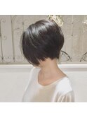 前下がりショートレイヤー