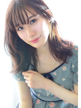 ヘアーメイク トレコローリ(hair make trecolori) 【trecolori 津田沼】ナチュラル可愛い耳掛けスタイル