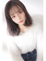 ブレスヘアーデザイン(BLESS HAIR DESIGN)&nbsp;うぶバング×ミディアムレイヤー