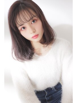 ブレスヘアーデザイン(BLESS HAIR DESIGN) うぶバング×ミディアムレイヤー