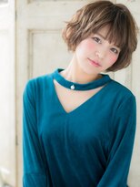 クオーレ ヘア アンジュ 水戸店(CUORE HAIR ange)&nbsp;*ange水戸*…くすみカラーの愛され顔♪くせ毛風ウェーブパーマa