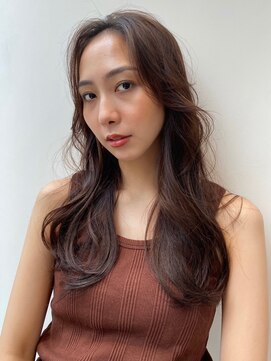 ノク(nok) ヘルシーウェーブ_マロンベージュニュアンスカラー透明感