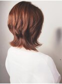 大人ボブルフ/ニュアンスカラー/ハイトーンカラー