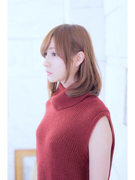 ミエル ヘア 新宿(miel hair) 〈mielhair新宿〉大人やわらかロングスタイル