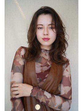 マセナ(Masena) かきあげミディ×シアーブラウン