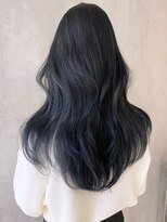 アイティーバイアルバム 藤沢店(IT by ALBUM)&nbsp;ブルーブラック_くびれヘアビタミンカラー_ba346341