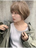 大人の小顔シルエット*ひし形ショートヘア【Lond 中居】