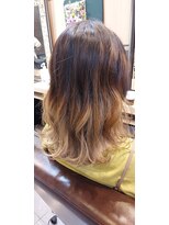 エルバイシオン(aile by sion)&nbsp;バレイヤージュカラー