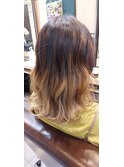 バレイヤージュカラー