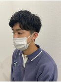 20代30代ソフトツーブロック王道ナチュラル細束刈り上げ