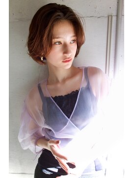 アール 北千住店(ar) センターパート/前髪なしマッシュ/ラベンダーアッシュ[北千住]