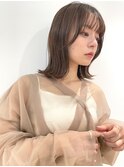 大人可愛い/ミディアム/レイヤー/20代30代40代/有楽町/銀座