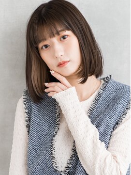 フレーム ヘア ルーム 天王寺駅前店(FRAME hair room) 【FRAME天王寺駅前/全席個室サロン】インナーカラーボブ