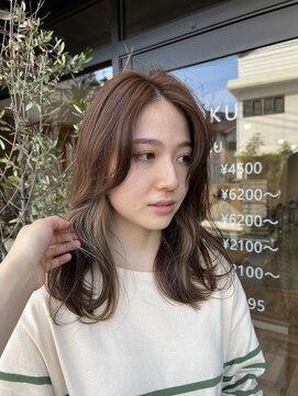 キオク(KIOKU) インナーカラー/大人かわいい/上品カラー【荒田/騎射場】