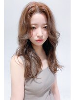 ムオン 大橋(muon)&nbsp;韓国風バング×くびれレイヤーロング