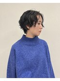 ハンサムショート×パーマ〇