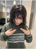 ボブパーマ　くるくる　強めパーマ　セット簡単　ナチュラル